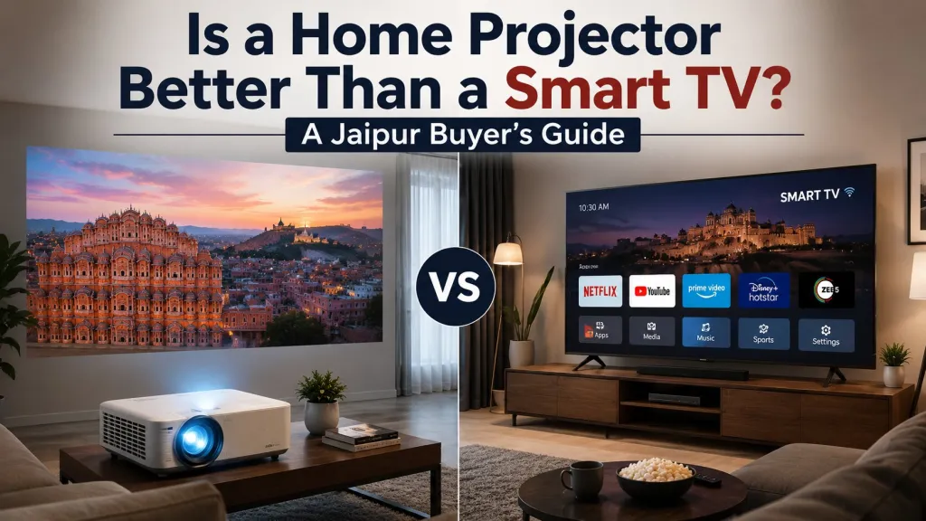 Is a Home Projector Better Than a Smart TV? A Jaipur Buyer’s Guide